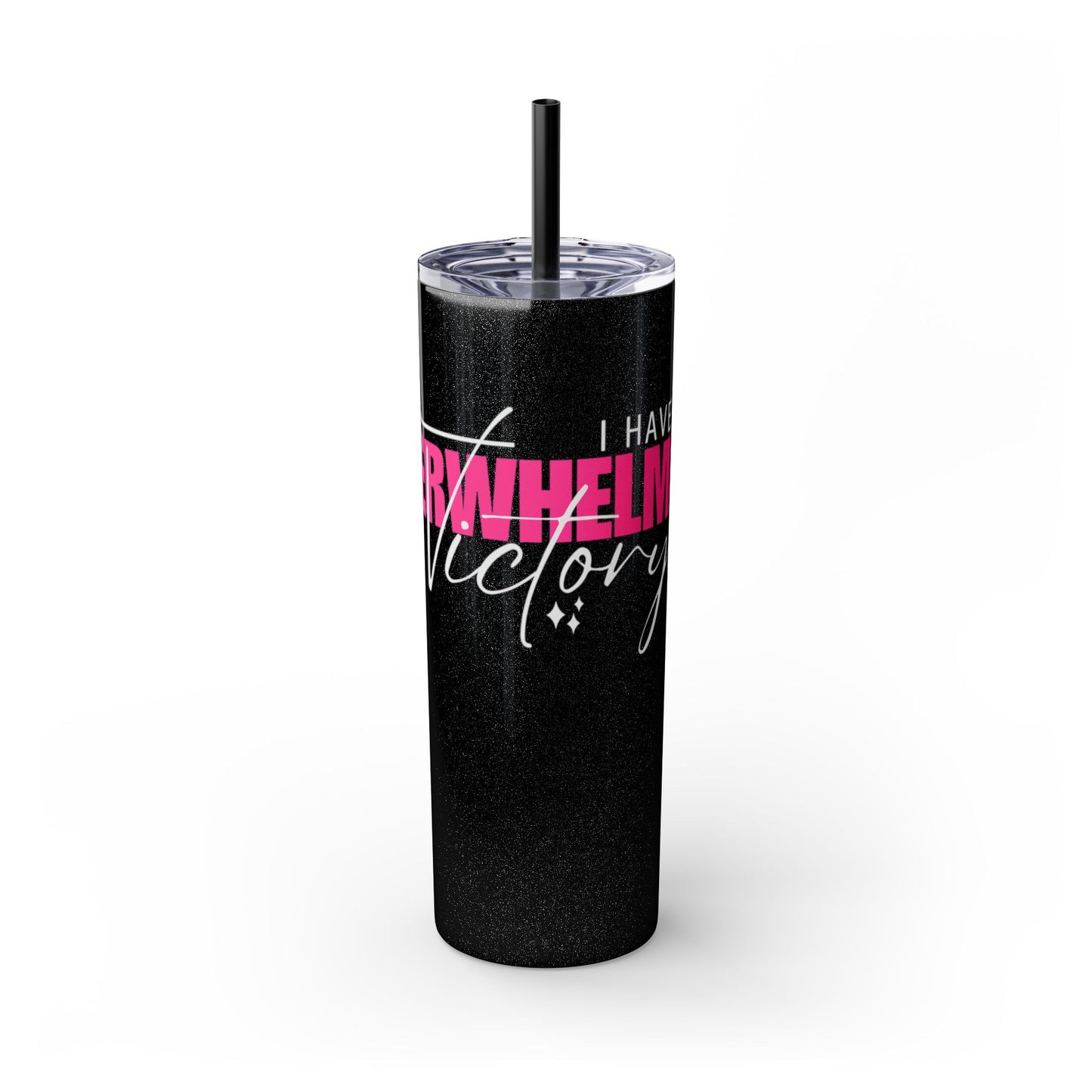 Skinny Tumbler with Straw, 20oz