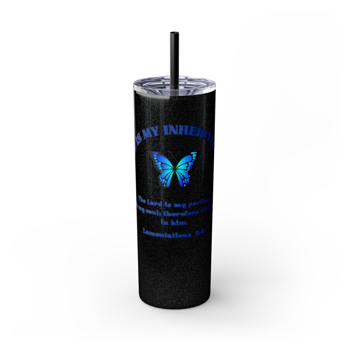 Skinny Tumbler with Straw, 20oz