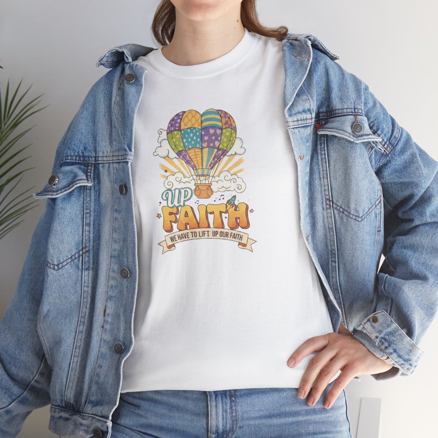 Up Faith Hot Air Balloon T-Shirt