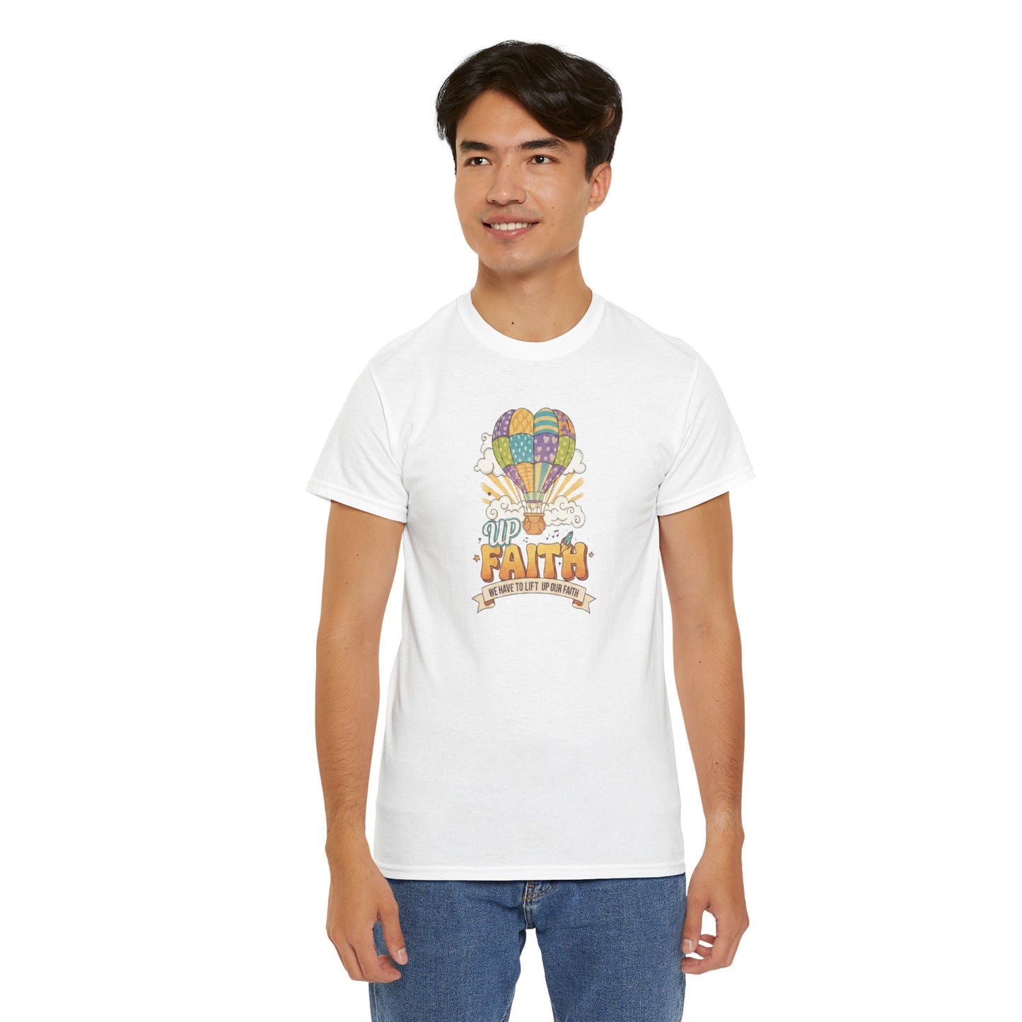 Up Faith Hot Air Balloon T-Shirt
