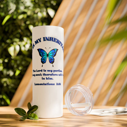 Skinny Tumbler with Straw, 20oz