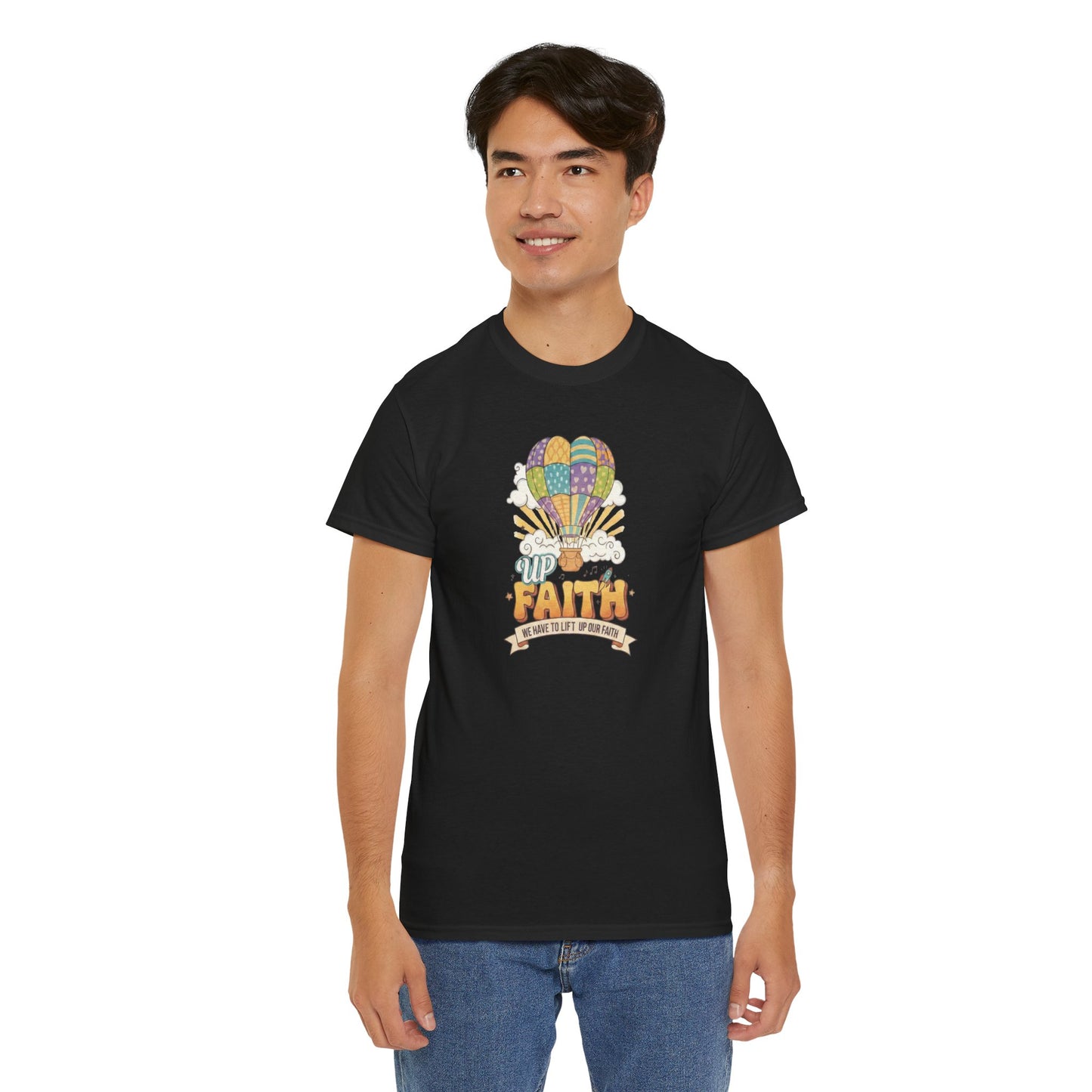 Up Faith Hot Air Balloon T-Shirt