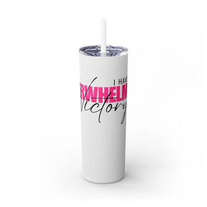 Skinny Tumbler with Straw, 20oz