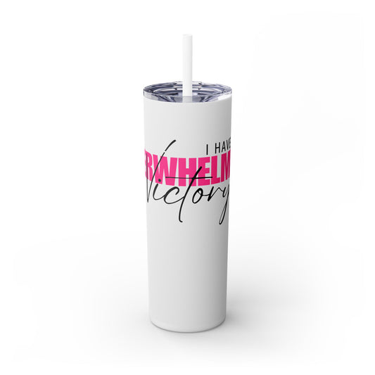 Skinny Tumbler with Straw, 20oz