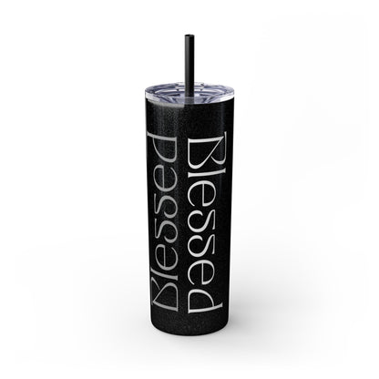 Skinny Tumbler with Straw, 20oz