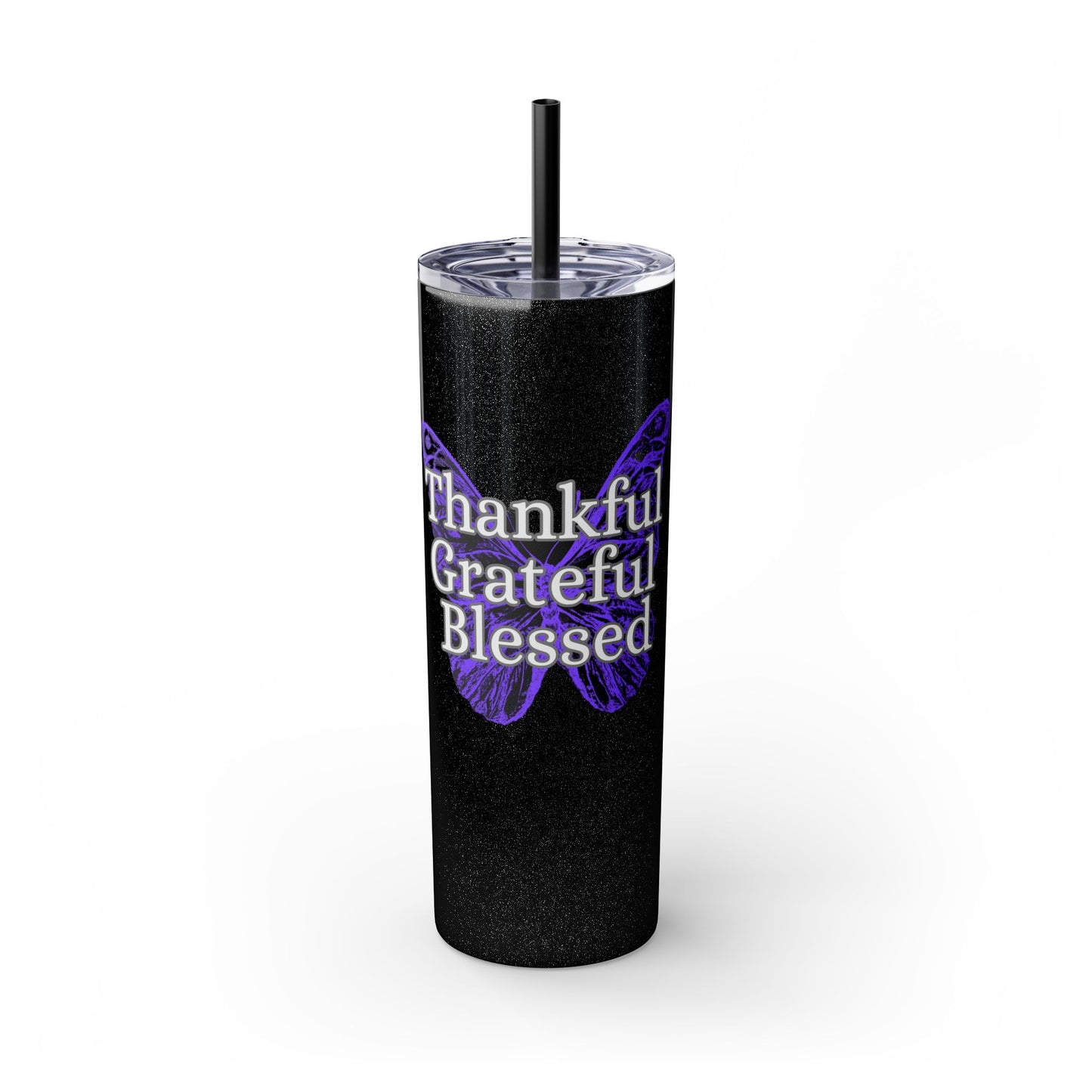 Skinny Tumbler with Straw, 20oz