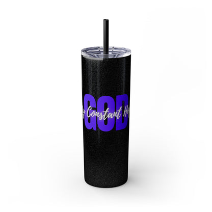 Skinny Tumbler with Straw, 20oz