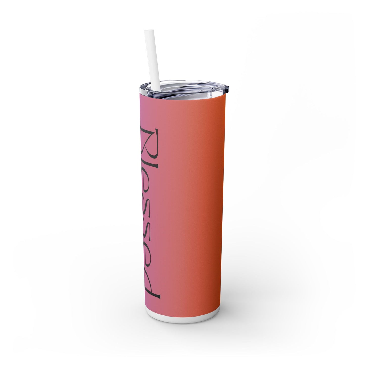 Skinny Tumbler with Straw, 20oz