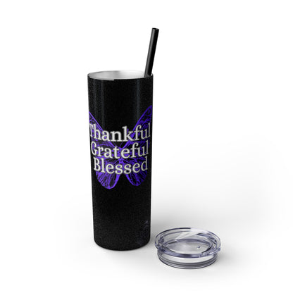 Skinny Tumbler with Straw, 20oz