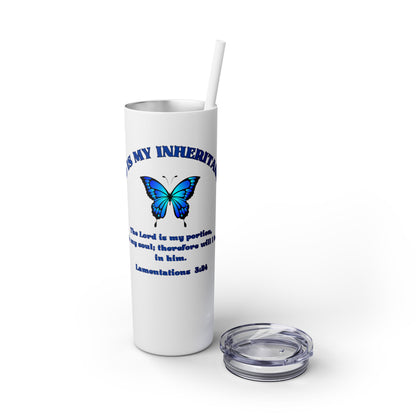 Skinny Tumbler with Straw, 20oz